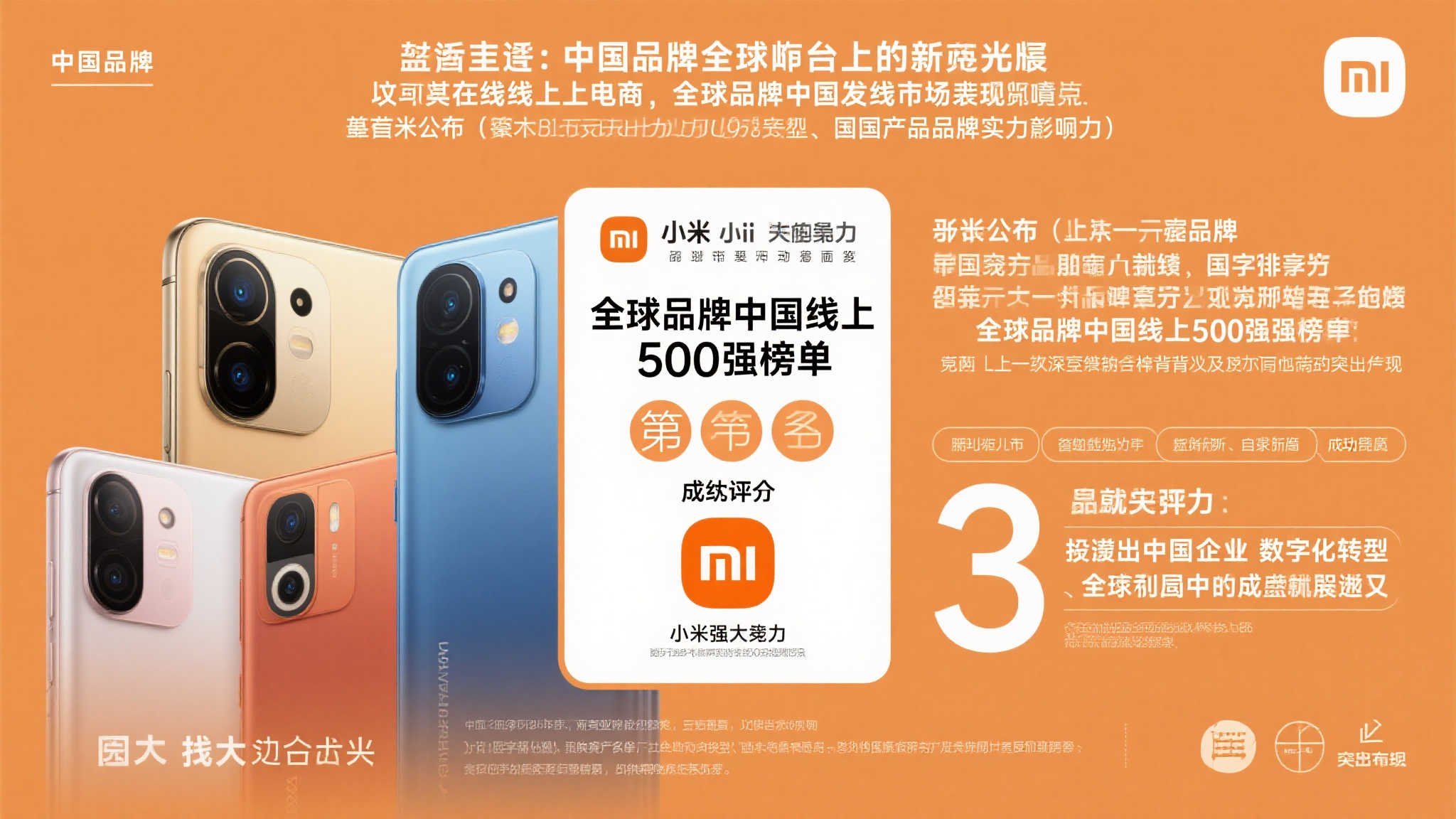 中国线上市场全球品牌500强揭晓:小米荣登前三! 引言:中国品牌在全球舞台上的新光芒
近