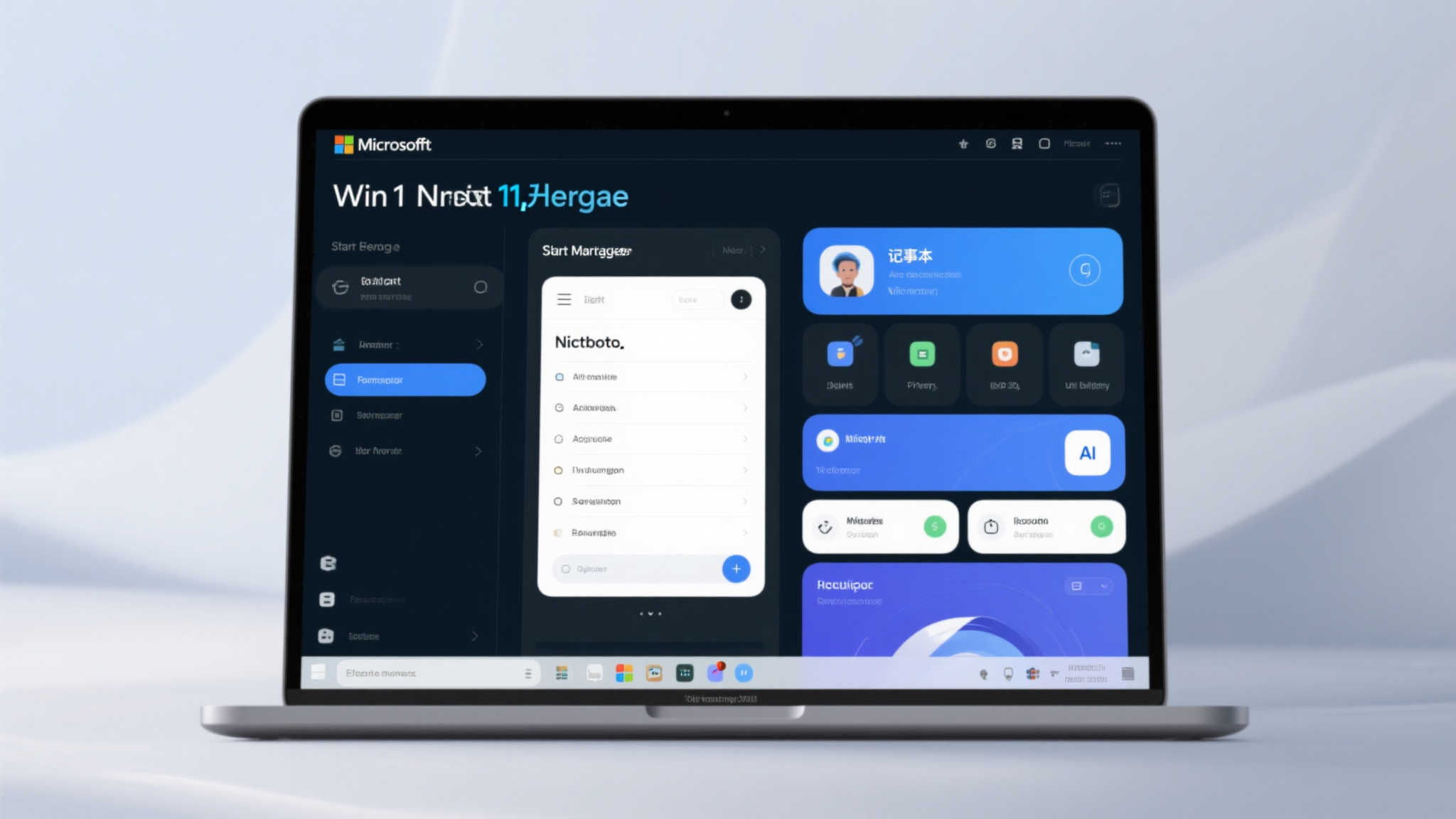 Win11重磅升级:焕新开始菜单,记事本引入AI智能! 在科技不断进步的时代,微软再一次用实际行
